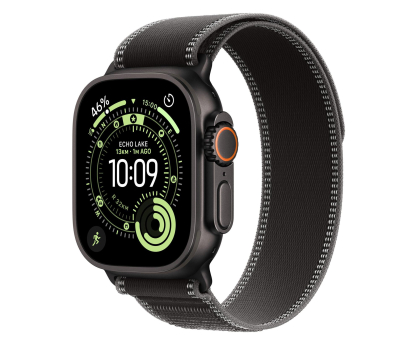 Smartwatch APPLE Watch Ultra 3 GPS + Cellular 49mm Czarny/Opaska Trail (Czarna)- rozmiar M/L